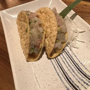 Bass Ceviche Taco