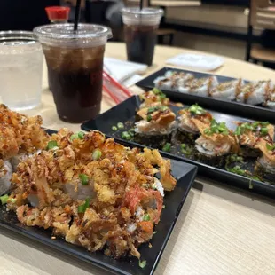 Admiral Crunch Roll Hot Mess Roll Baby Dragon Roll
