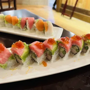 sushi and sashimi, food