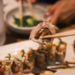 food, sushi and sashimi