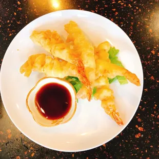Shrimp Tempura included in happy hour menu