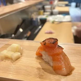 King salmon with tomato confit