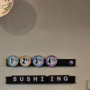 a sushiing sign