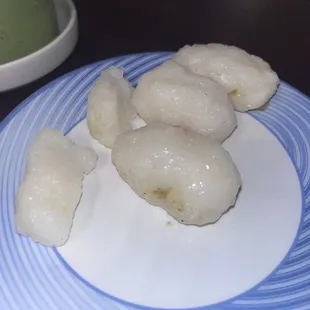 Nigiri rice balls left from salmon n seared salmon nigiri