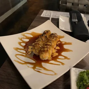 A baked roll from the weekly specials list. Normally I don&apos;t go for baked rolls, but their specials are always good.