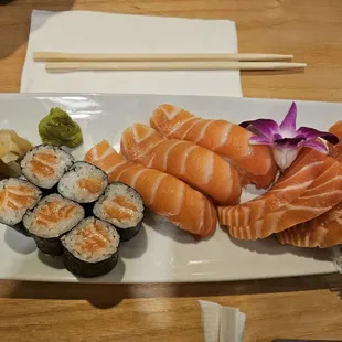 food, sushi and sashimi