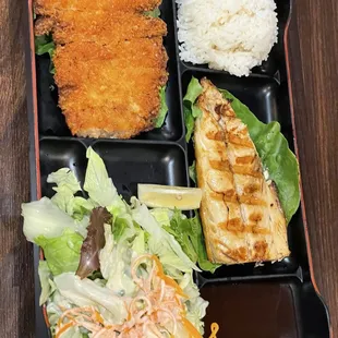 Ton Katsu, Saba Shioyaki Bento