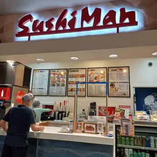 Counter area,  located in the back of the food court by the bathrooms
