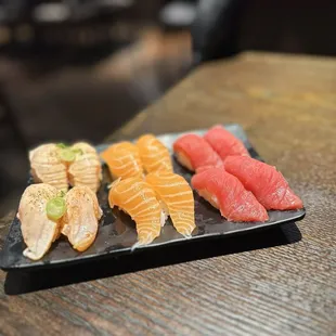 sushi and sashimi, sushi, sashimi, food