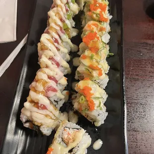 Garlic Salmon Roll &amp; Pineapple Tree Roll