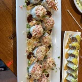 sushi, sashimi, sushi and sashimi, food