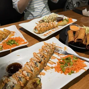 sushi, food, sashimi, sushi and sashimi