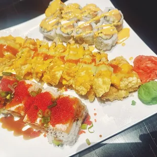 sushi, sushi and sashimi, food, sashimi