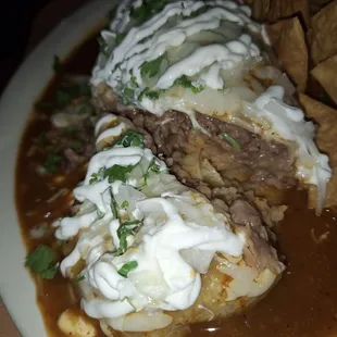 Carne Asada Wet Burrito
