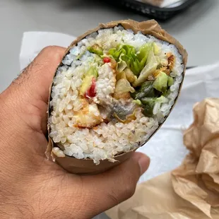 Juu Juu Unagi (burrito)
