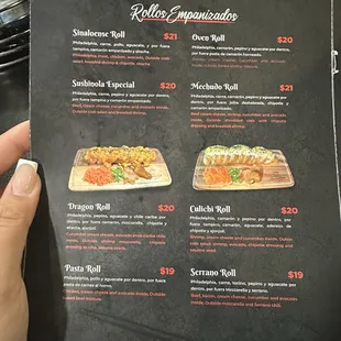 pizza, menu