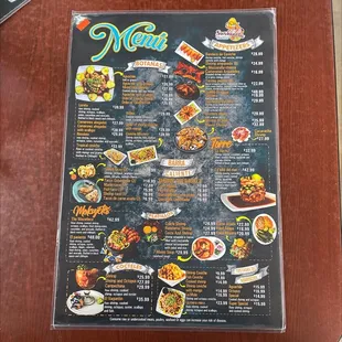 Menu side 2