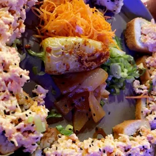 Their new Forty Roll, half breaded half fresh.. delicious!! Especially with their chipotle mayo sauce!