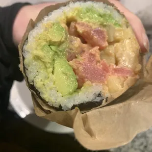 Spicy Tuna Burrito