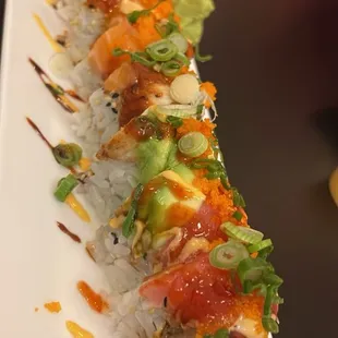 Out of this world  roll! Chef created it for me!