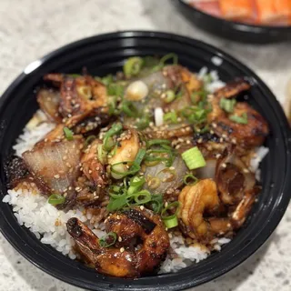 Shrimp Teriyaki Don