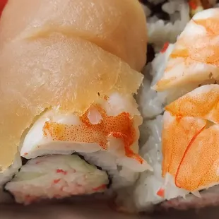 Rainbow roll with shrimp?