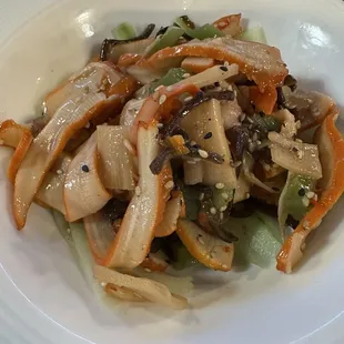 Squid salad - yummy!