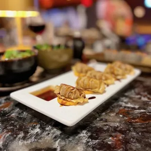 Japanese wagyu beef gyoza