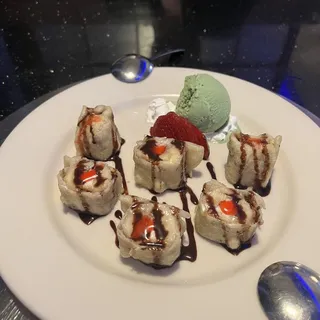 Banana Cheesecake Tempura