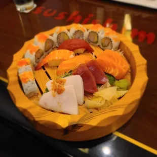 Sashimi and Nigiri Lunch