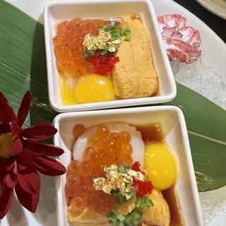 Uni Over Scallop Deluxe