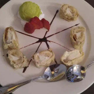 Banana Cheesecake Tempura