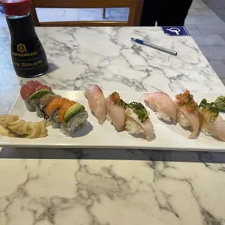 (b214) Yellowtail Sampler Sushi