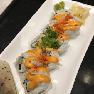 (e041) Spicy Scallop Roll