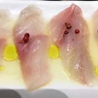 (g055) Snapper Yuzu Sauce Sashimi