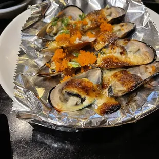Baked Mussels