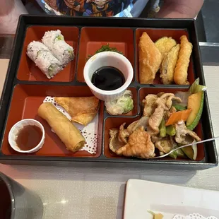 Sweet BBQ Pork Bento Box