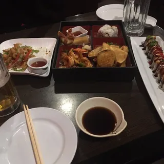 Szechuan Shrimp Bento Box