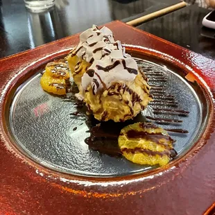 Tempura fried ice cream