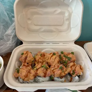 Dynamite Maki with Miso Soup