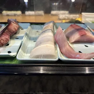 Choices and view from the bar seating