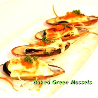 Baked Green Mussels