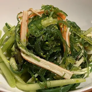 Seaweed salad.