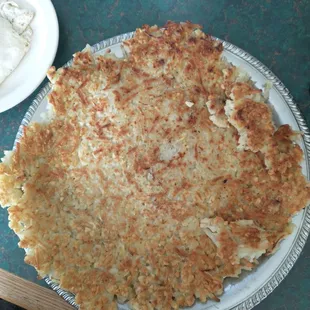 Huge potato pancake