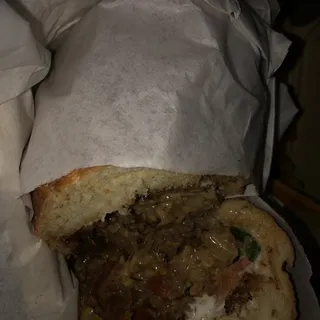 Beef Hot Link Sandwich