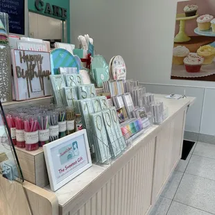 Adorable birthday candles and party hats available at checkout!