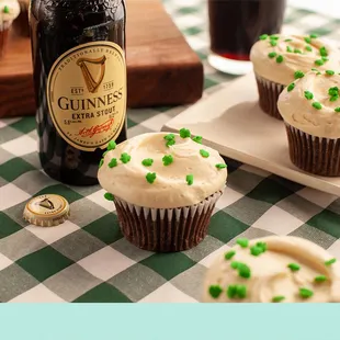 Guinness cupcakes are only at SusieCakes until March 17th!