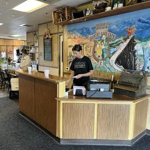 The check in counter old school classic!