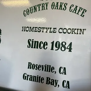 Susie's Country Oak Cafe