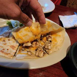Chicken quesadilla